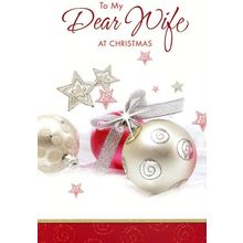 To My Dear Wife At Christmas - CHRISTMAS GREETING CARD - 21113