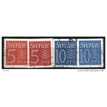 1957 Michel 429a+b/430a+b - #5 fine used (o)