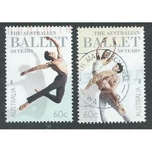 AUS 2012 SET '50TH ANN OF AUSTRALIAN BALLET' (2v) FINE USED (EBID36-729)