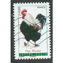 FRA 2016 (NVI) 'COCKERELS - COQ MEUSIEN' FINE USED (EBID48-591)