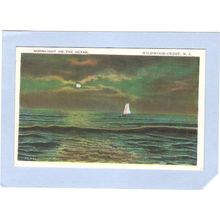 New Jersey Wildwood Crest Moonlight On The Ocean~688