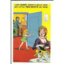 BAMFORTH COMIC "Red Spots" Postcard (No.470)