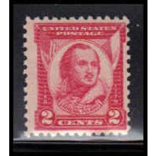 690 2c General Pulaski Barely Clears MNH Z0339