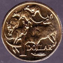 1985 Australia 1 Dollar coin