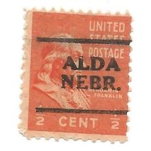 PRECANCEL -T&T ALDA, NEB 701 ON O.5c PREXY