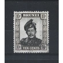 Brunei.SG106 10c Sultan Omar Ali Saifuddin.Fine Used.Aug25i