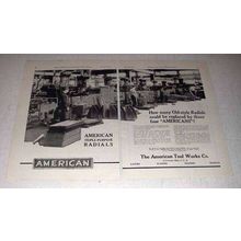 1922 American Triple-purpose Radials Machine Ad