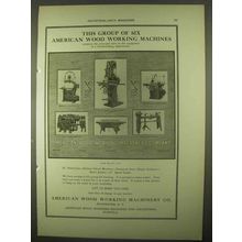 1922 American Wood Working Machines Ad