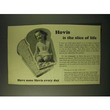 1955 Hovis Bread Ad - Hovis is the slice of life