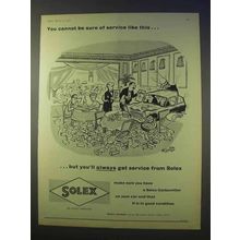1958 Solex Carburettor Ad - Hints on Petrol Economy