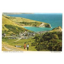 LULWORTH COVE, DORSET used postcard by John Hinde ..1973 postmark =