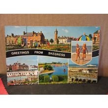 multiview, SKEGNESS, LINCOLNSHIRE .. used postcard by Bamforth . 1970 pm =