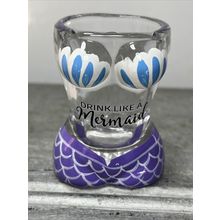 Mermaid Shot Glass Drinkware Barware Glassware Collectable