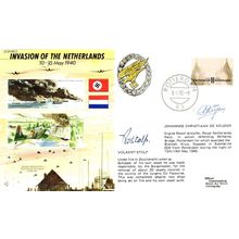 WW2 1940 Invasion Netherlands Volkert Stolp Johannes De Keijzer MULTI Signed FDC