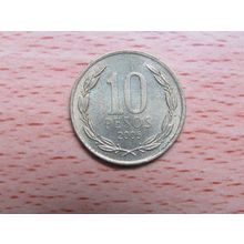 Chile 2005 10 Pesos Coin
