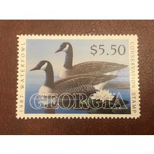ICOLLECTZONE US Georgia 1987 #3 XF NH Duck Stamp