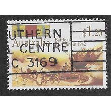 AUS 1992 $1.20 '50TH ANN OF WORLD WAR II - EL ALAMEIN ' FINE USED (EBID66-589)