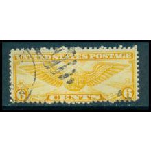 Used C19 6c Winged Globe Average WA0440