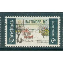 1384 6c Winter Scene Fine MNH MD. PreCnx R0353