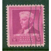 Used 876 3c Luther Burbank Fine NA1578