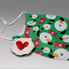 ADJUSTABLE Happy Howl-idays Face Mask[ ]