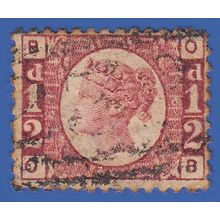 GB QV 1870 1/2d ROSE PLATE 6 OB SG49 GU