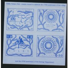 Great Britain Colby Campus Mail Stamps, Mint Never Hinged, Block of 4