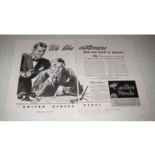 1947 United States Steel Carilloy Steels Ad - Customers