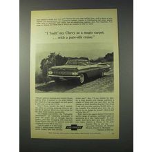 1959 Chevrolet Impala Convertible Car Ad - Magic Carpet
