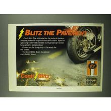 1987 Custom Chrome Continental Conti Blitz Tires Ad