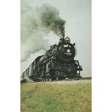 Grand Trunk Western 4070 USRA Train Postcard