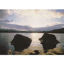 Winter Sunset on the Yorkshire Dales Postcard
