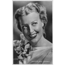Jeanette MacDonald Vintage Rare Kwatta Film Movie Postcard Size Portrait