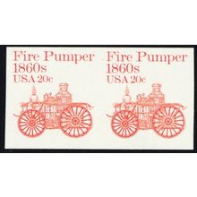 1908a, Mint NH VF 20¢ Imperforate Coil Pair Error .. Stuart Katz