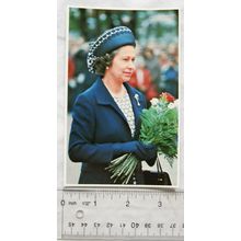 old postcard The Queen in Helsinki, May 1976
