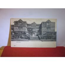 EYAM HALL, DERBYSHIRE. used antique postcard 1904 pm =