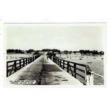 Hampshire postcard Toll Bridge & Langstone Harbour Hayling Island