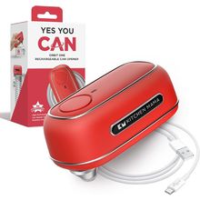 Kitchen Mama Orbit One Rechargeable Can Opener: Hands-Free, USB-C Charging, Auto