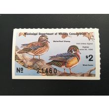 ICOLLECTZONE US Mississippi 1989 MS14 Duck Stamp VF NH