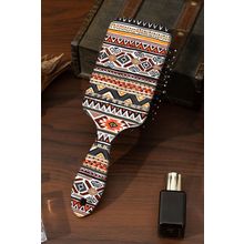 Elmwood Western Geometric Pattern Anti-Static Air Cushion Comb