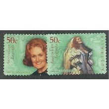 AUS 2004 (SET)(S/A) 'AUSTRALIAN LEGENDS' (2v) FINE USED (EBID48-014)