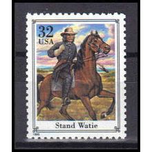 2975l 32c Stand Watie Fine MNH Z3593