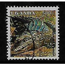 UGANDA 1995 REPTILES 500s NILE CROCODILE SG 1520 FINE USED#