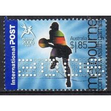 Australia 2006 Commonwealth Games - Basketball $1.85 International Post Used