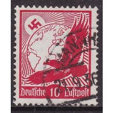 Germany 1934 Golden Eagle Globe and Swastika 10pf Fine Used SG 527 VGC