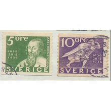 Sweden Stamps Scott #251 To 253, Used, Scans of All