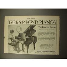 1915 Ivers & Pond Princess Grand Piano Ad!