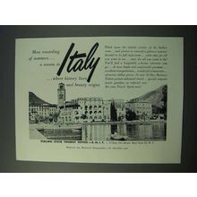 1953 Italy Tourism Ad - Most Rewarding of Summers