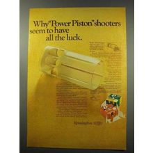 1966 Remington Power-Piston Wads Ad - All The Luck