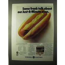 1971 General Electric Just-A-Minute Microwave Oven Ad